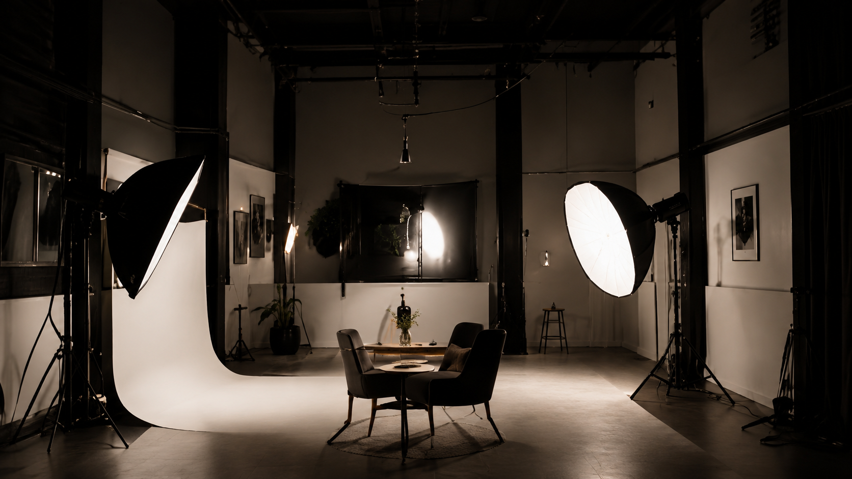 Professional photography studio